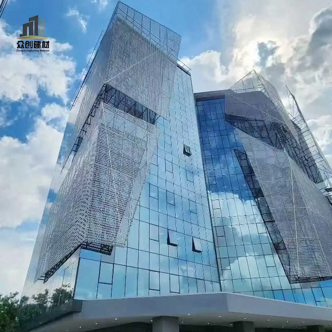 Perforated Aluminum Sunshade Panel: Integrated Solar Shading and Facade Decoration Solution